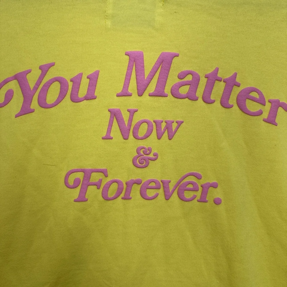 You‎ Matter By Demetrius Harmon Cut And Sew 001 Yellow Tshirt Size XL - Picture 8 of 8